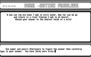 Algebra I - Verbal Problems atari screenshot